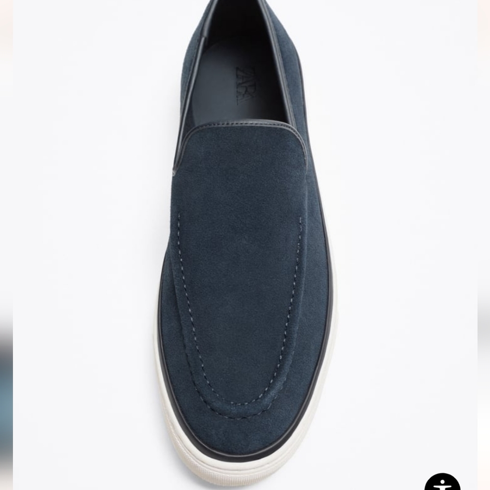 ❌️SOLD❌️ZARA CASUAL LEATHER LOAFERS SIZE 9 - Picture 5 of 5